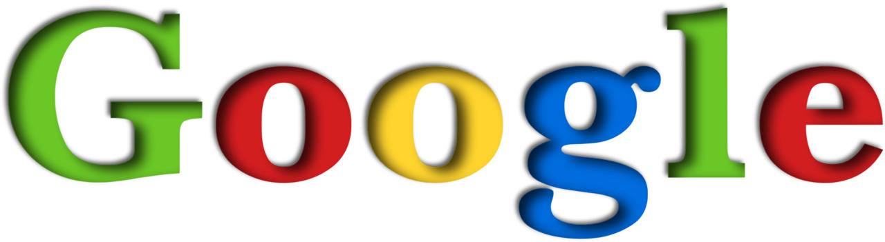 Google 1998 年彩色标志的档案图形,末尾带有感叹号。